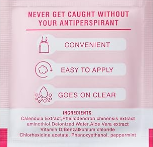 Deodorant Wipes- 8 pack