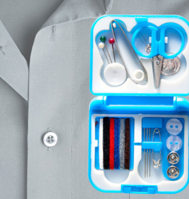 Smooth Trip Travel Sewing Kit Blue