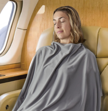 Smooth Trip Travel Blanket Gray