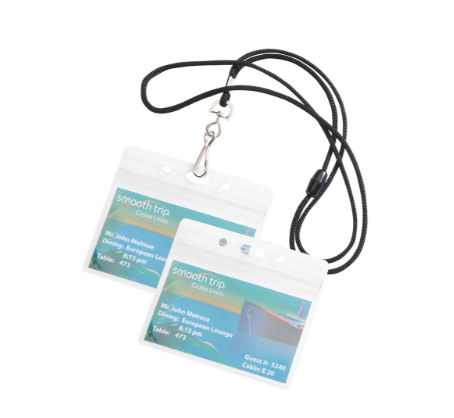 Smooth Trip Cruise ID Lanyard - 2 Pack