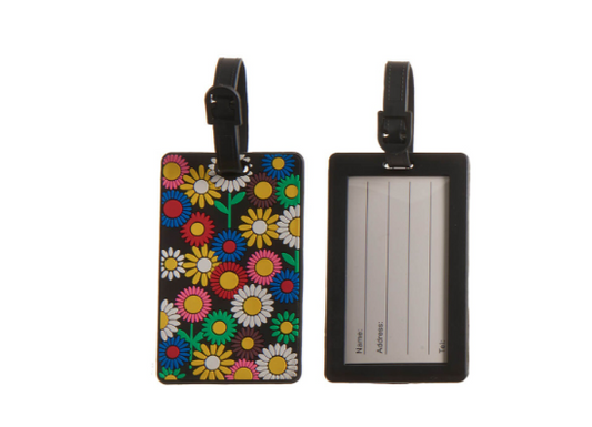 Smooth Trip Luggage Tag - Rubberized