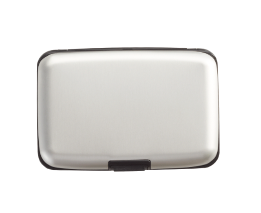 Smooth Trip RFID Blocking Aluminum Card Case Silver