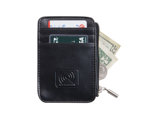 Smooth Trip RFID Blocking Wallet with zipper