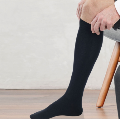 Smooth Trip Compression Socks Black
