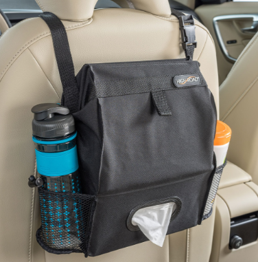 High Road Puff n' Stuff™ Vehicle Trash Station Black