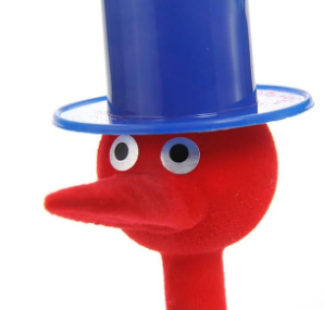 Drinking Lucky Bird Desk Ornament