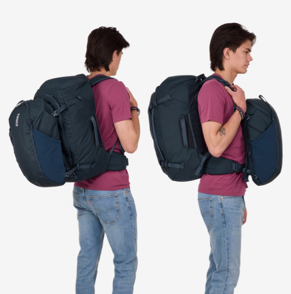 Thule Landmark 60L Travel Laptop Backpack Darkest Blue