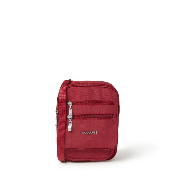 Baggallini RFID Journey Crossbody Apple