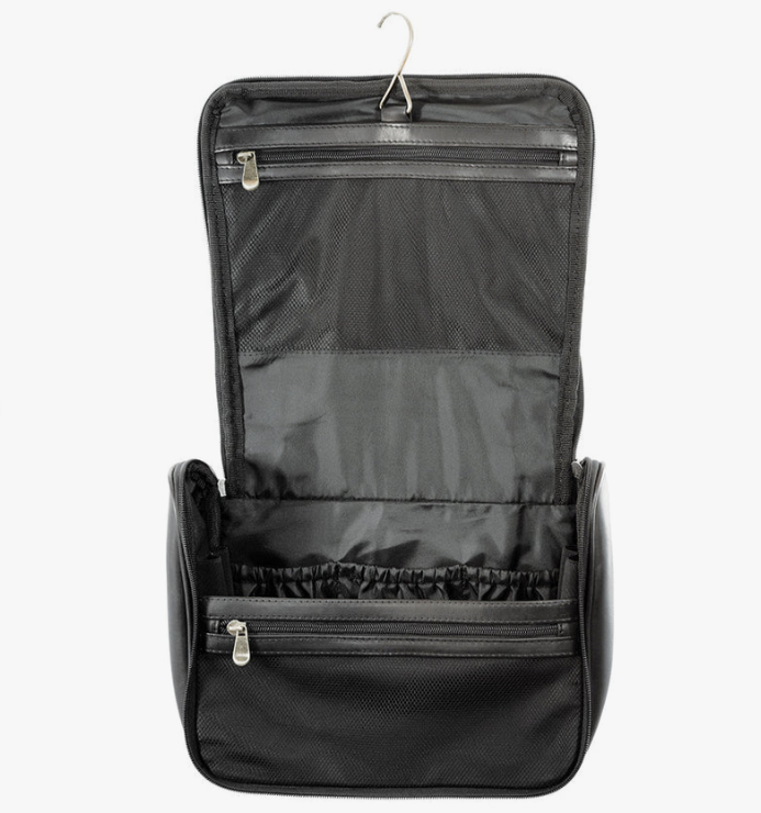 Vaquetta Leather Hanging Toiletry Kit