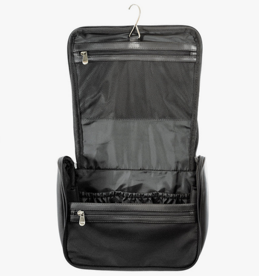 Vaquetta Leather Hanging Toiletry Kit