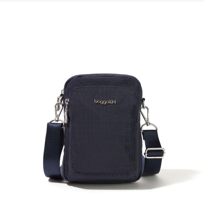 Baggallini Modern Everywhere Explorer RFID Crossbody French Navy