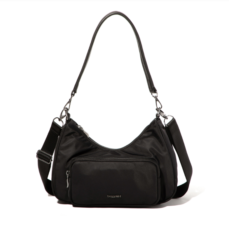 Baggallini Savannah RFID Crossbody Black Twill