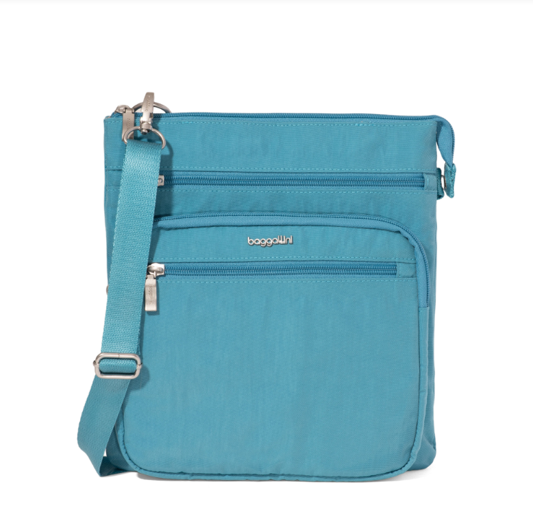 Baggallini Out And About RFID Crossbody Seaside Blue