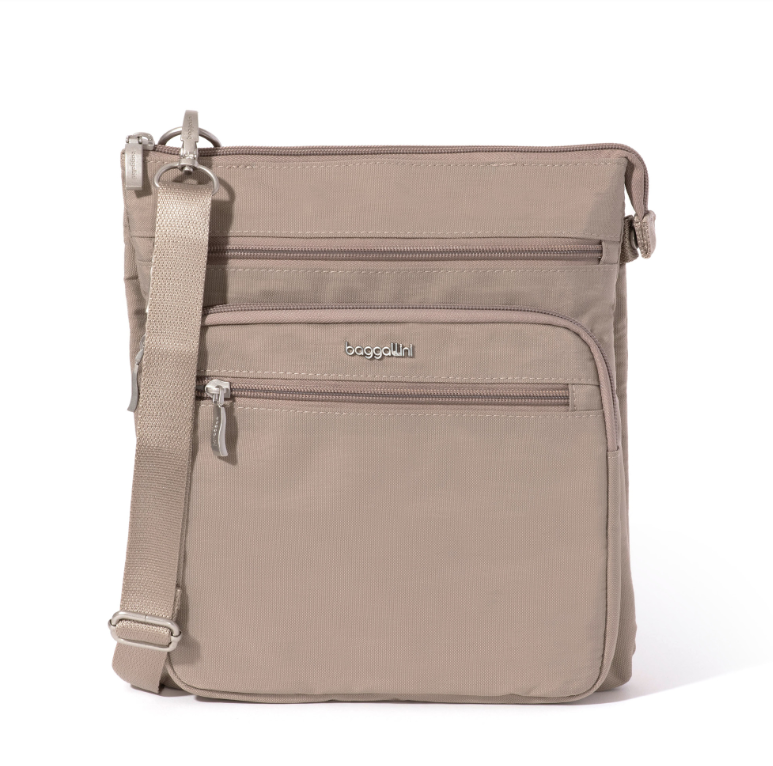 Baggallini Out And About RFID Crossbody Moonrock