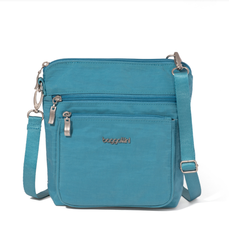 Baggallini Modern Pocket RFID Crossbody Seaside Blue