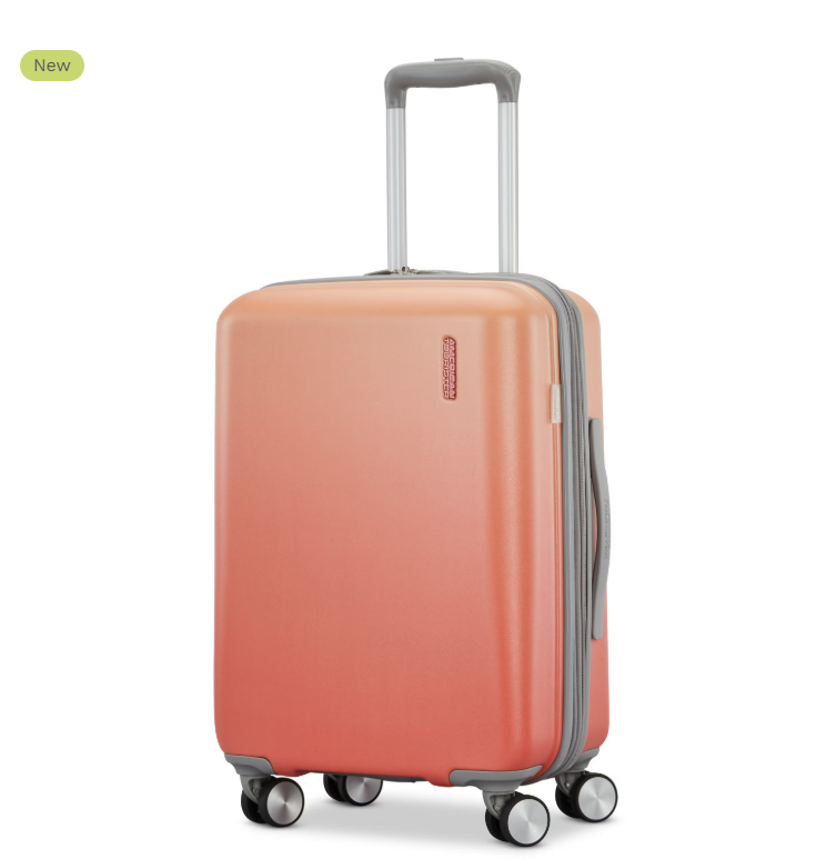 American Tourister Moonlight 2.0 Hardside Carry-On Spinner Ombre Peach