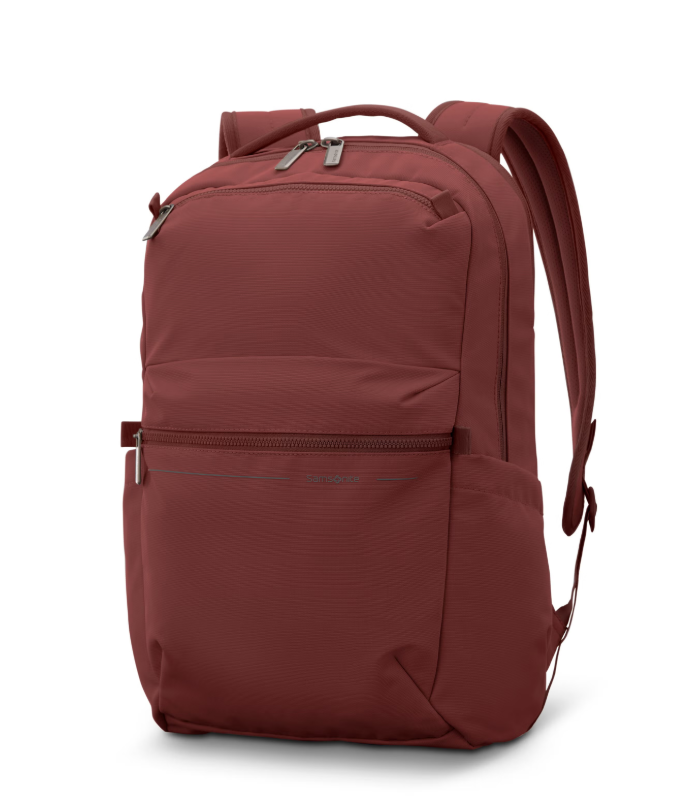 Samsonite COMPANION BAGS Laptop Backpack w/ trolley sleeve passthrough Mars Red