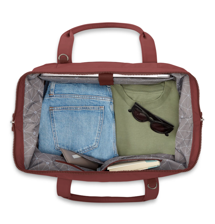 Samsonite COMPANION BAGS Drop Bottom Weekender Laptop Duffle w/ trolley sleeve passthrough