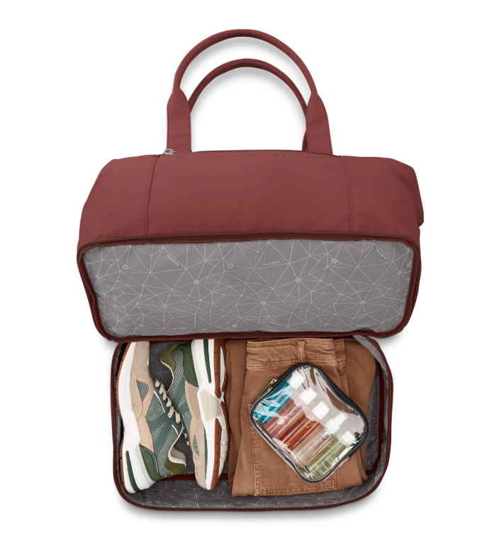 Samsonite COMPANION BAGS Drop Bottom Weekender Laptop Duffle w/ trolley sleeve passthrough