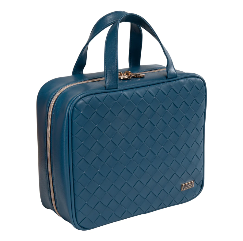 Stephanie Johnson Martha Large Cosmetic/Toiletry Case Belize Stellar Blue
