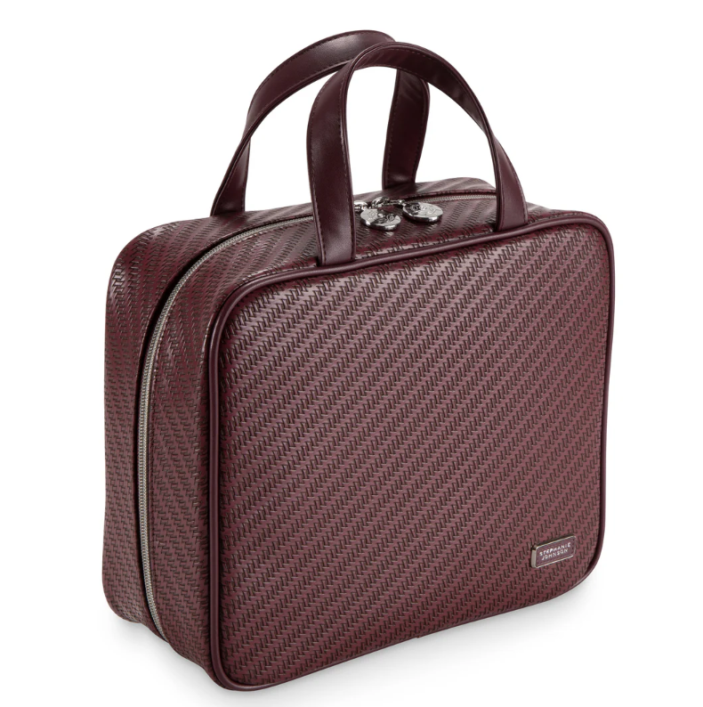 Stephanie Johnson Martha Large Cosmetic/Toiletry Case Rosewood Ruby Royale