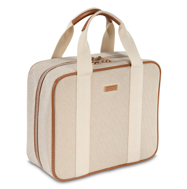 Stephanie Johnson Martha Large Cosmetic/Toiletry Case Tropea Ivory
