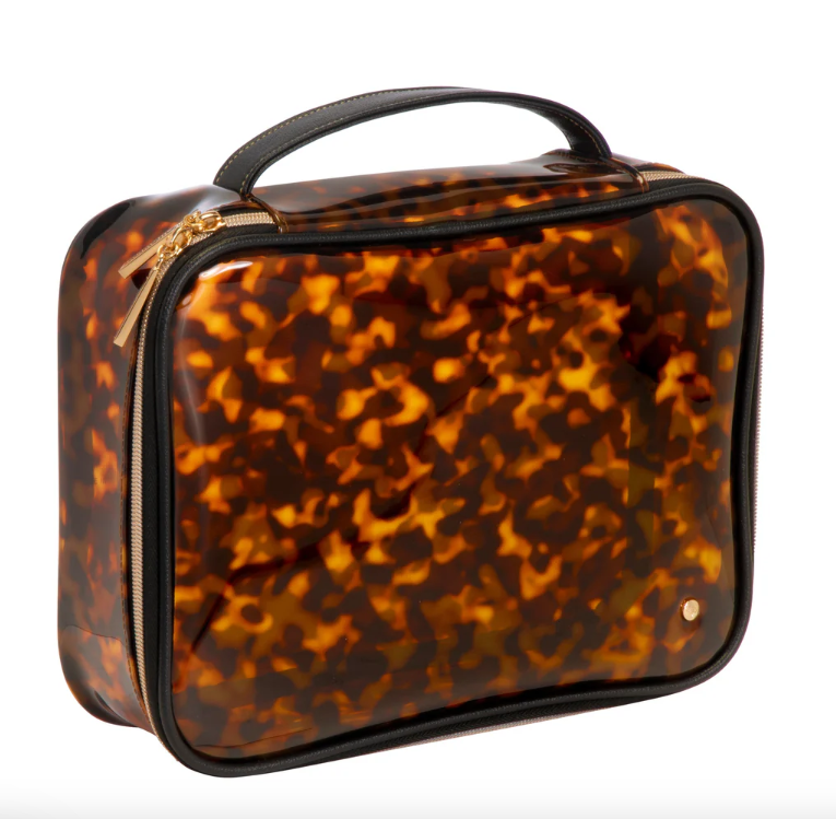Stephanie Johnson Claire Jumbo Cosmetic/Toiletry Case Miami Tortoise