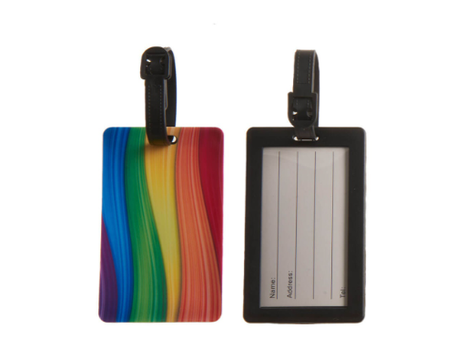 Smooth Trip Luggage Tag - Rubberized