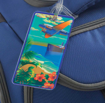 Smooth Trip Vinyl Luggage Tags VIntage