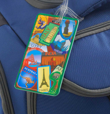 Smooth Trip Vinyl Luggage Tags Stickers