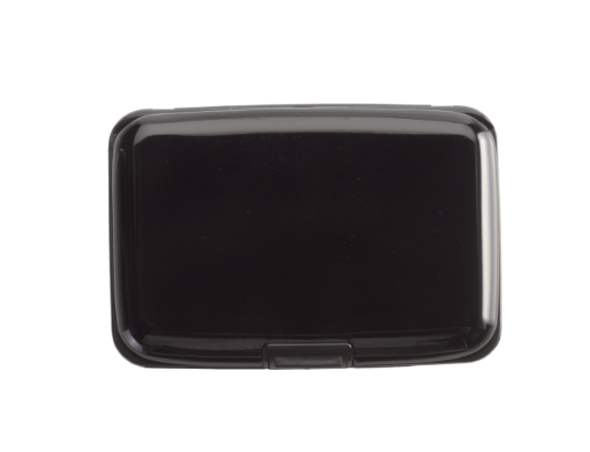 Smooth Trip RFID Blocking Aluminum Card Case Black