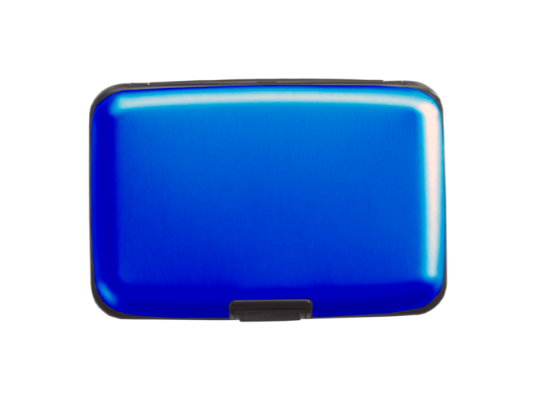 Smooth Trip RFID Blocking Aluminum Card Case Blue