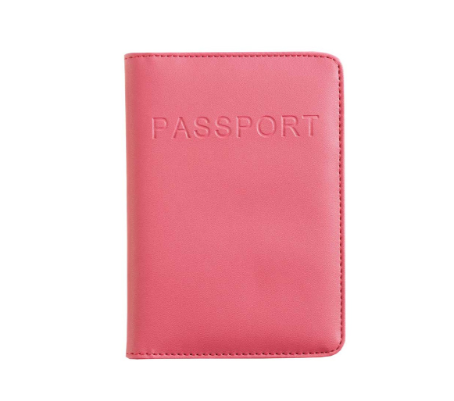 Smooth Trip RFID Blocking Passport Holder Pink
