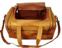 Dorado- 18” Vaquetta Leather Duffel Bag