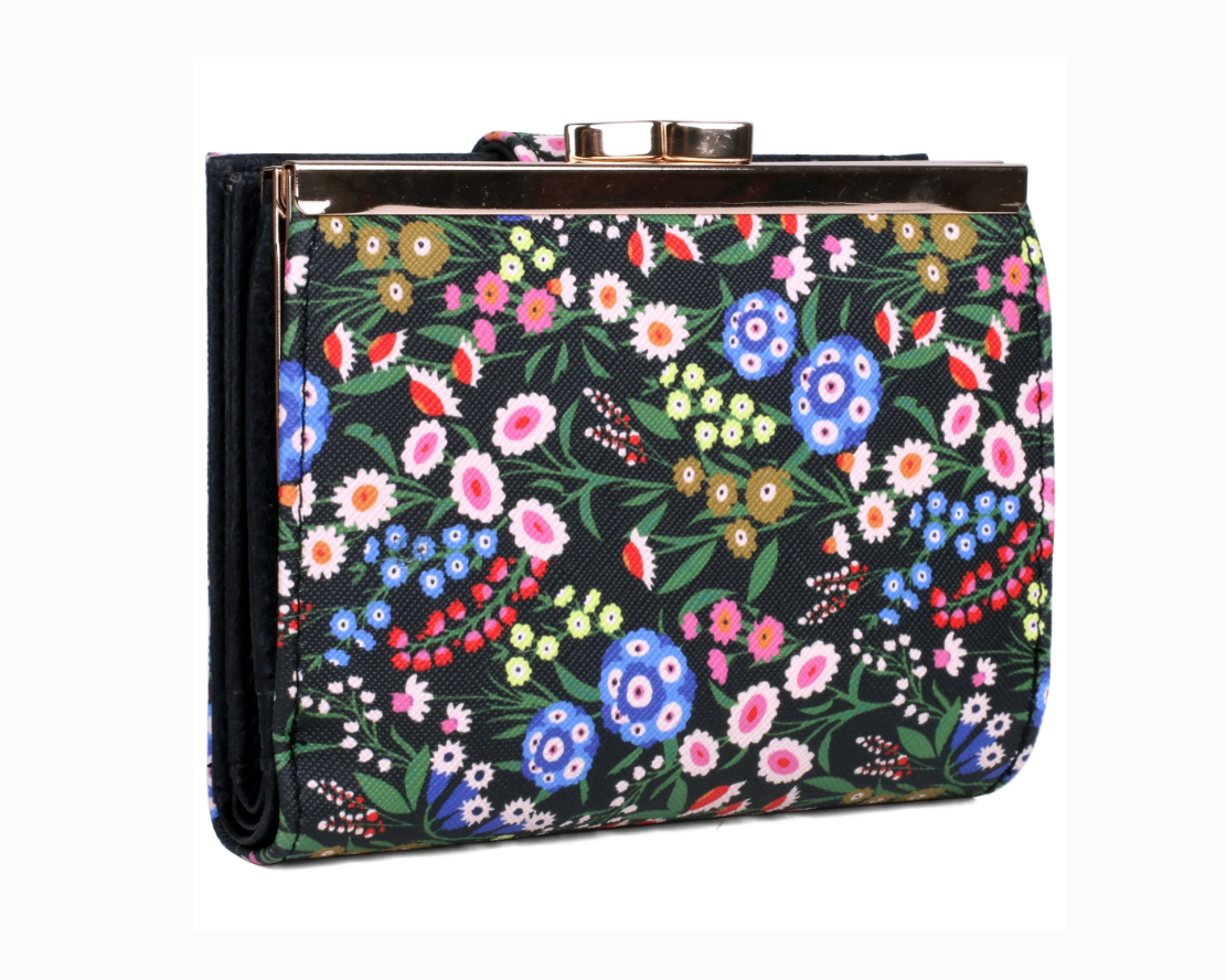 Buxton RFID Mini Trudy Lexington Organizer Wallet-Vegan