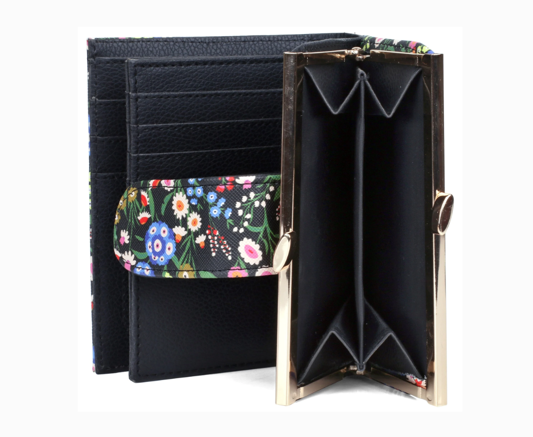 Buxton RFID Mini Trudy Lexington Organizer Wallet-Vegan