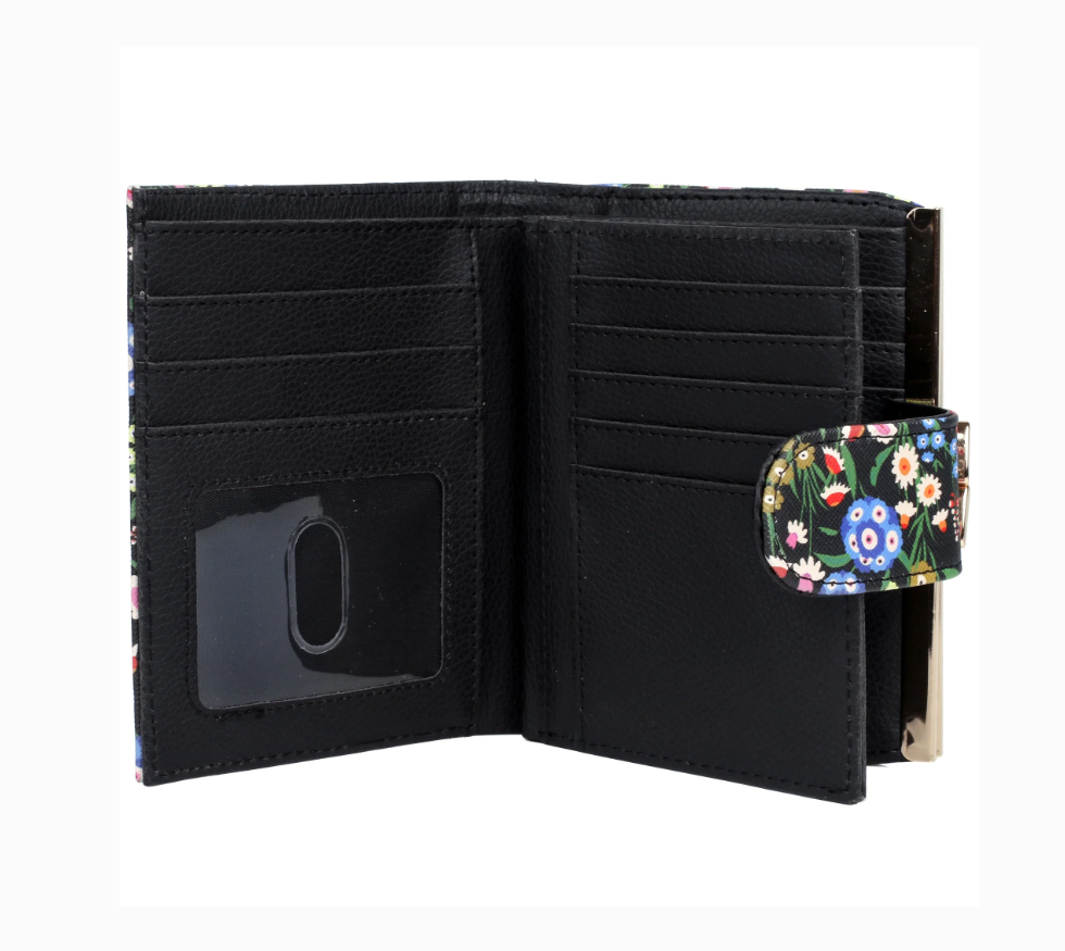 Buxton RFID Mini Trudy Lexington Organizer Wallet-Vegan