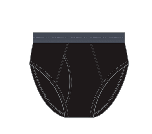 Exofficio Men's M Give-N-Go® 2.0 Brief Travel Underwear Black