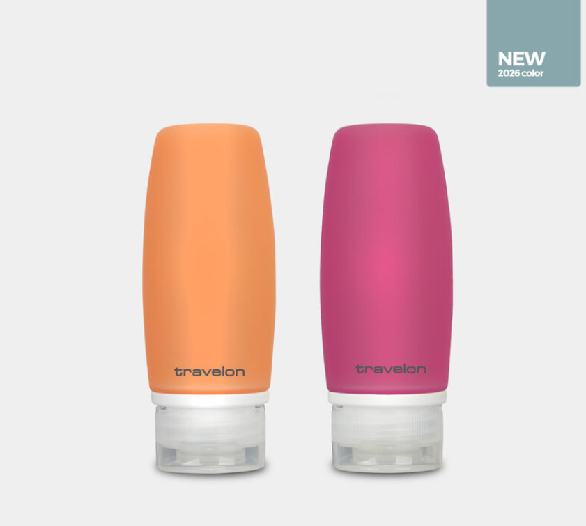 Travelon Set of 2 - 3oz Smart Tubes Warm Tones