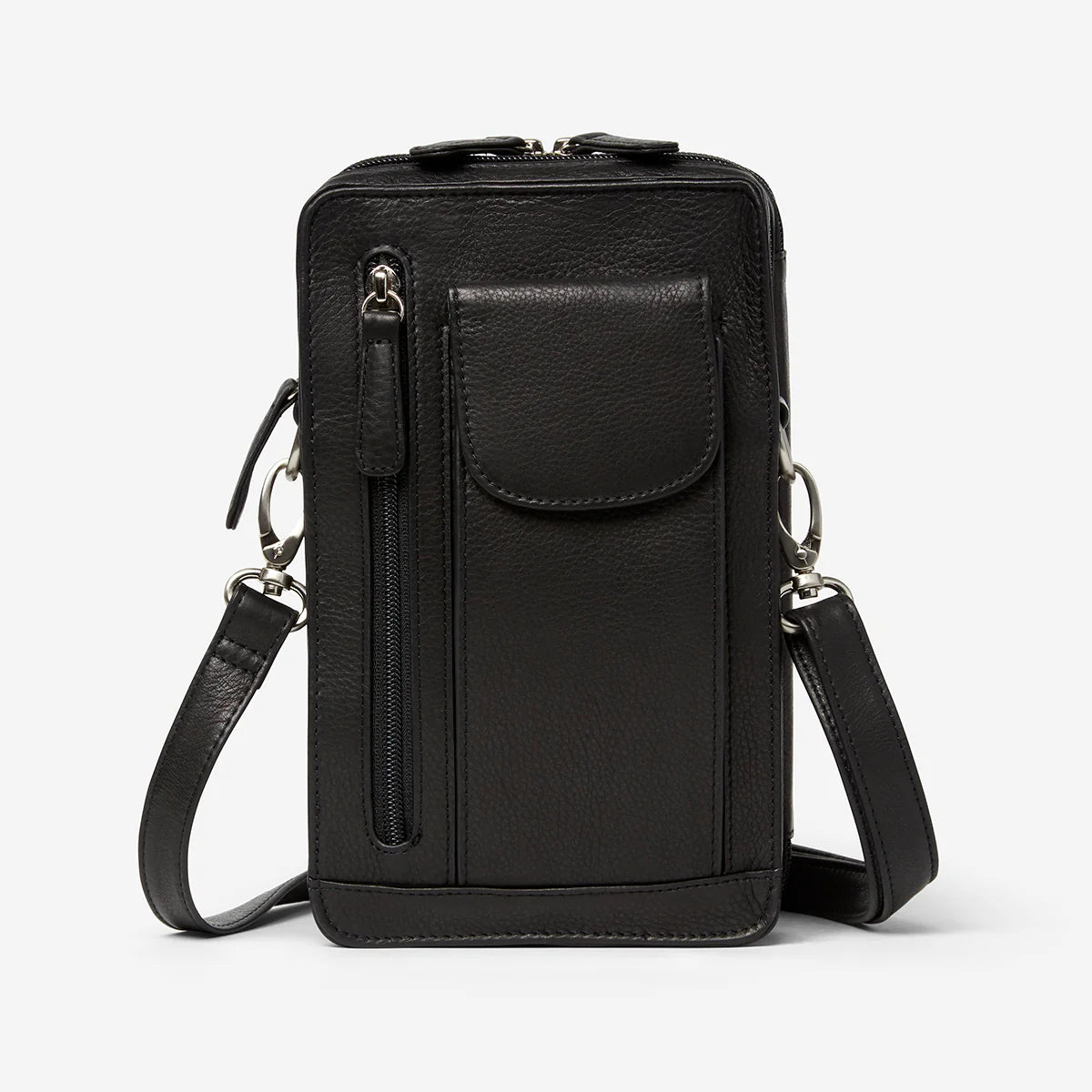 Osgoode Marley Small Travel Leather Handbag- 4001 Black