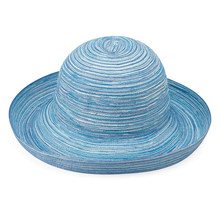 Wallaroo Packable Hat - Syndney UPF 30+ Light Blue Medium