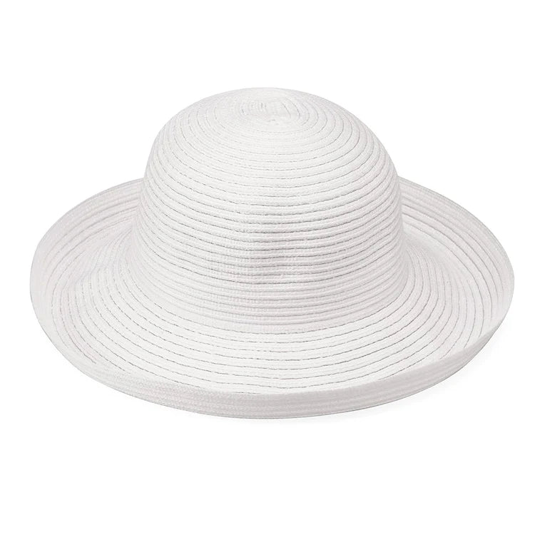 Wallaroo Packable Hat - Syndney UPF 30+ White Medium