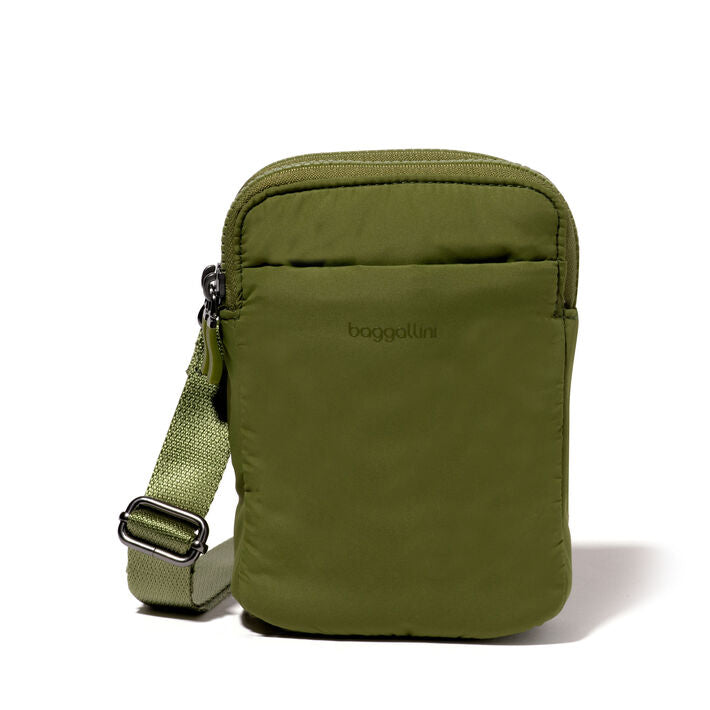 Baggallini Modern Take Two RFID Crossbody Sage Puff