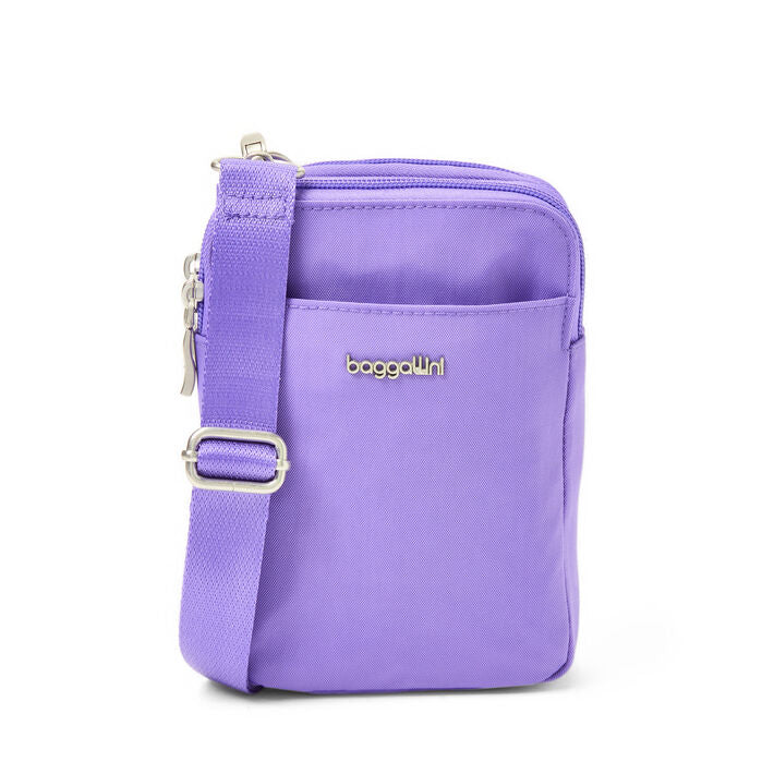 Baggallini Modern Take Two RFID Crossbody Lavender Surf