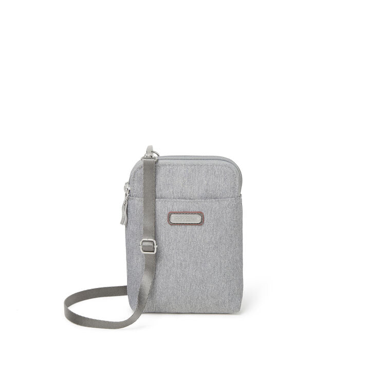 Baggallini Take Two RFID Bryant Crossbody Stone Heritage