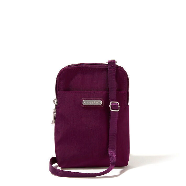 Baggallini Take Two RFID Bryant Crossbody Mulberry