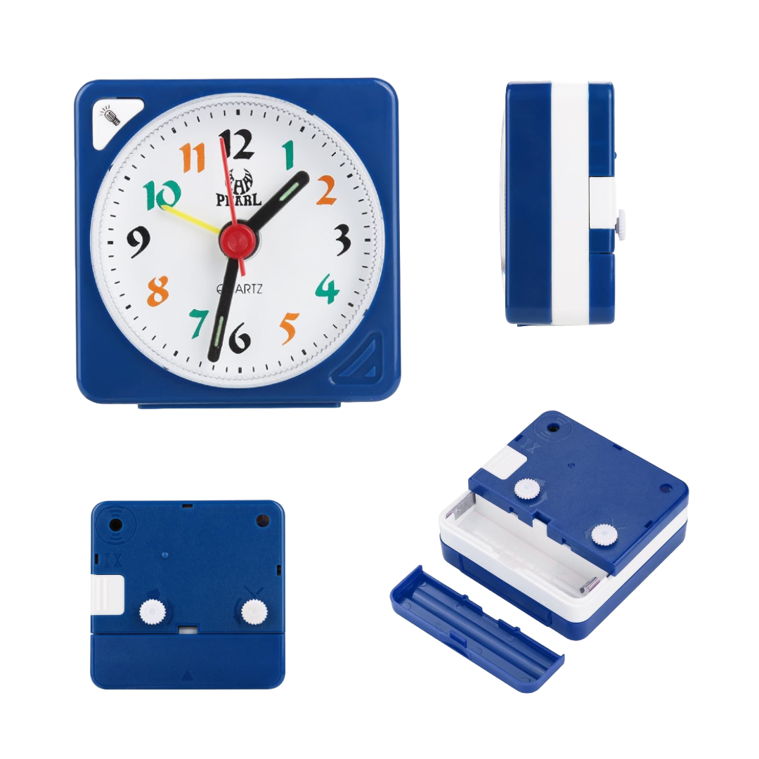 HONGZER Pearl Travelling Alarm Clock- AA battery not included Alarm Clock