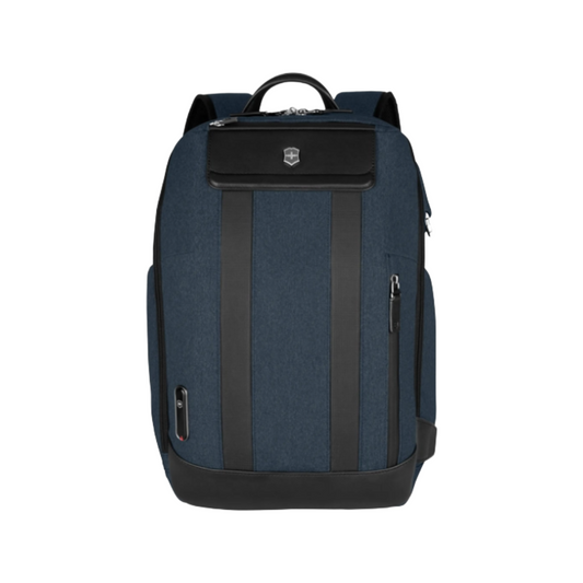 Victorinox Architecture Urban2 City Laptop Backpack with trolley sleeve passthrough (Free Personalization) Blue
