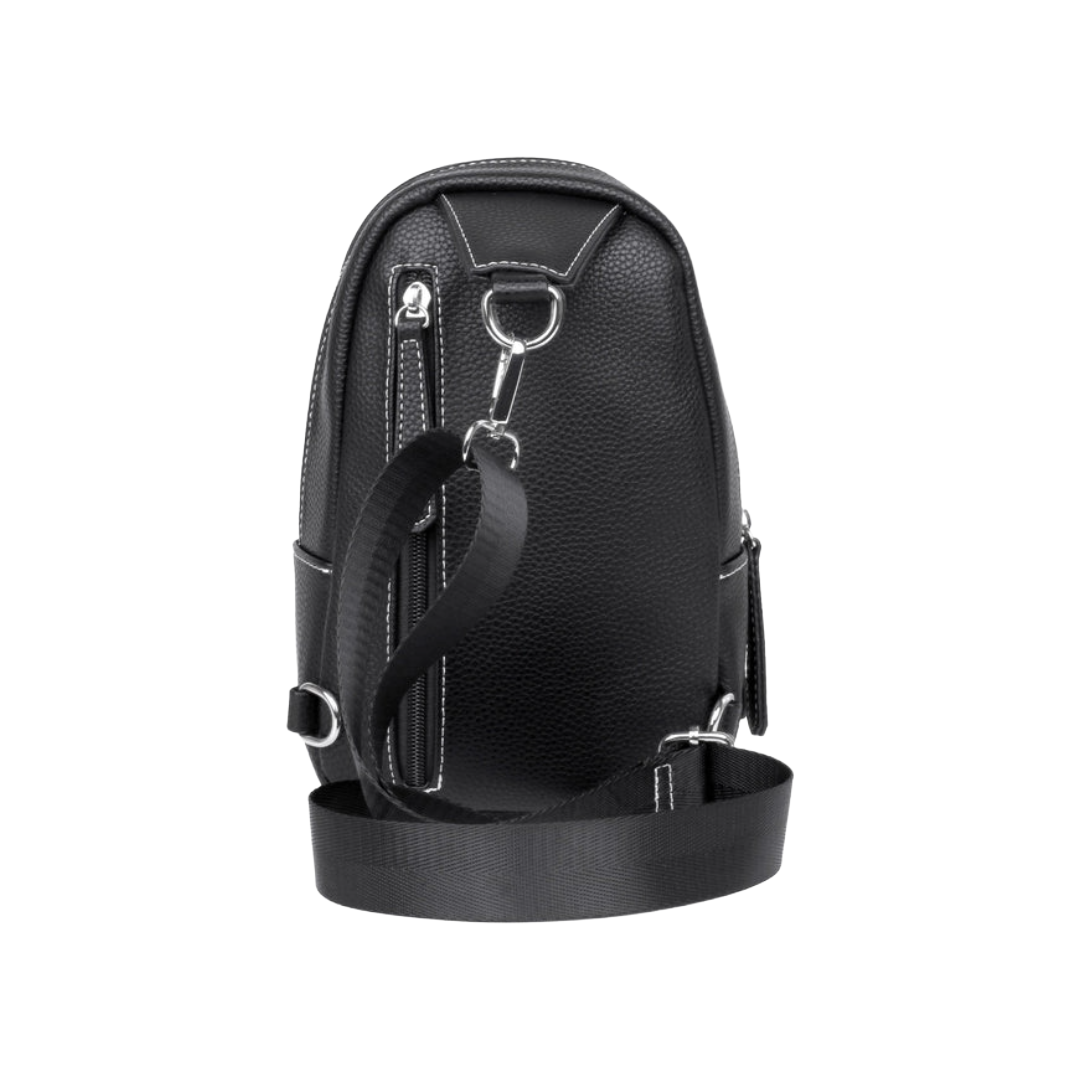 Julia Buxton Vegan Leather Chloe Crossbody Sling Bag