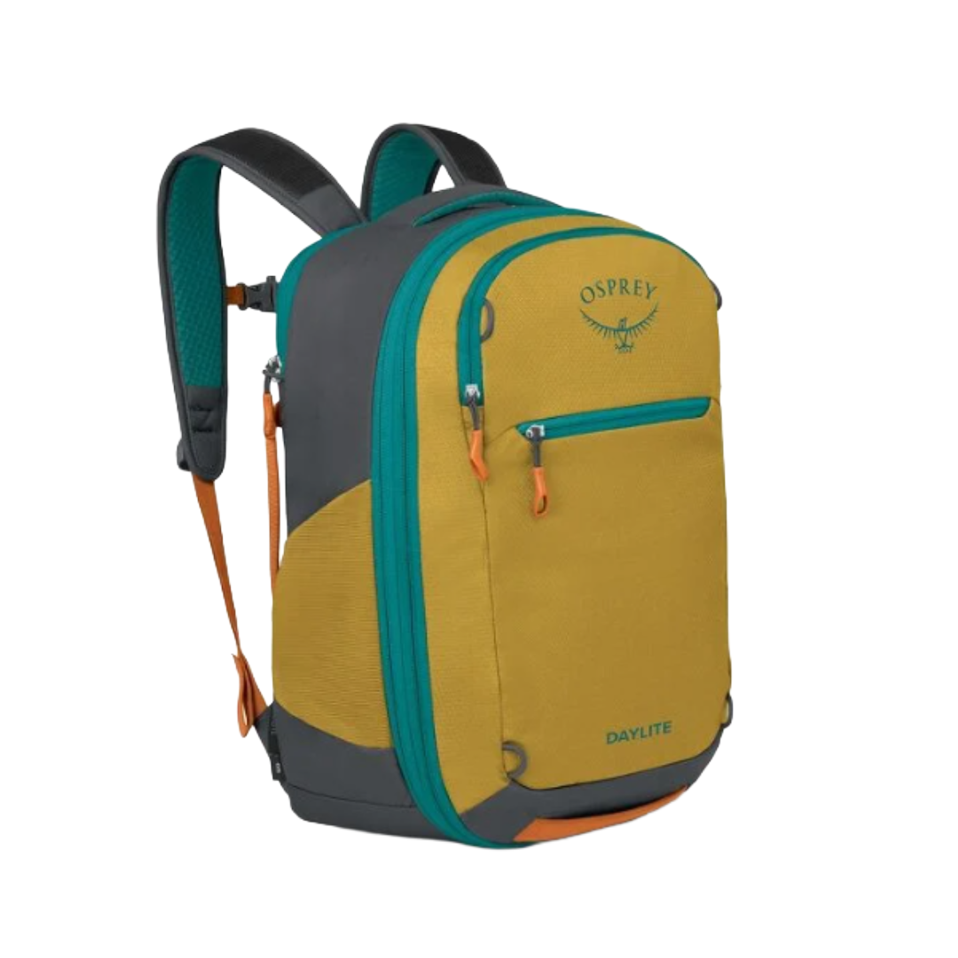Osprey Daylite™ Expandable Travel BackPack 26+6 with trolley sleeve passthrough Tumbleweed Yellow Tunnel Vision